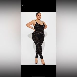 Black cut-out jumpsuit!